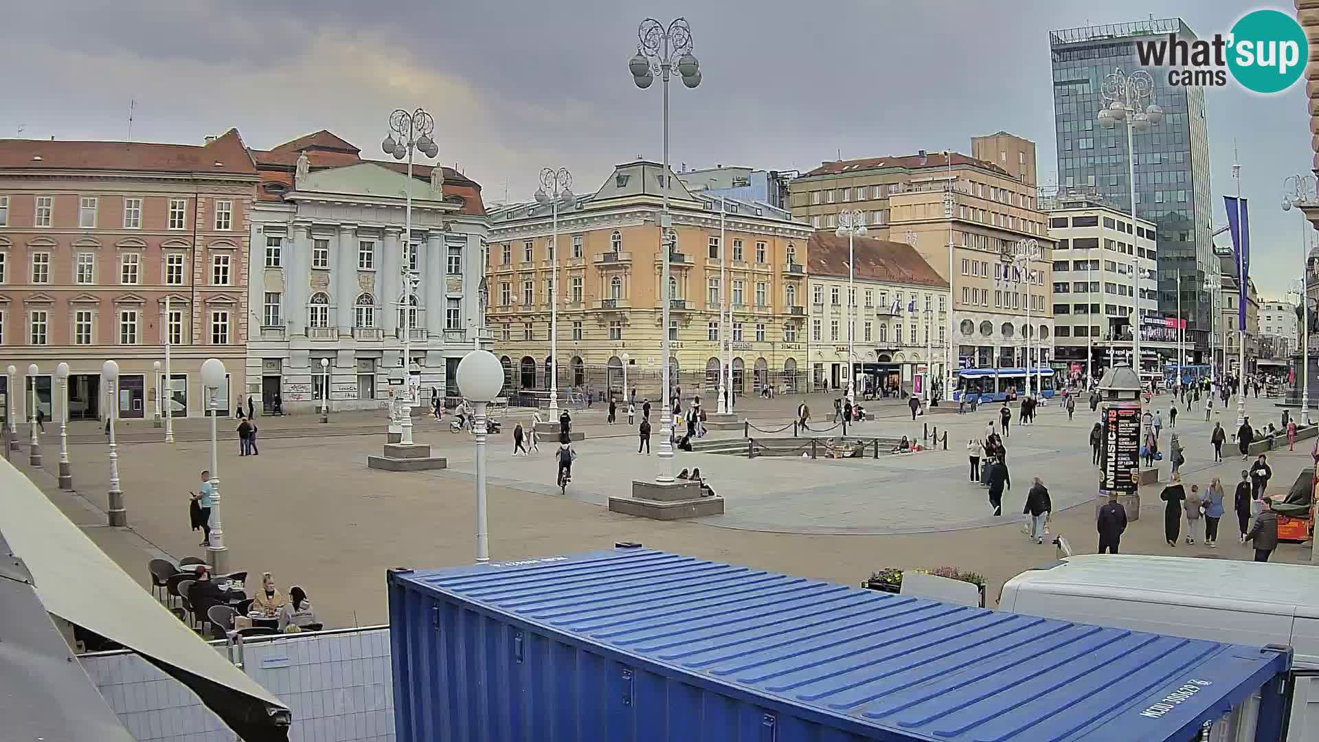 Zagreb camera en vivo plaza Bana Jelačić