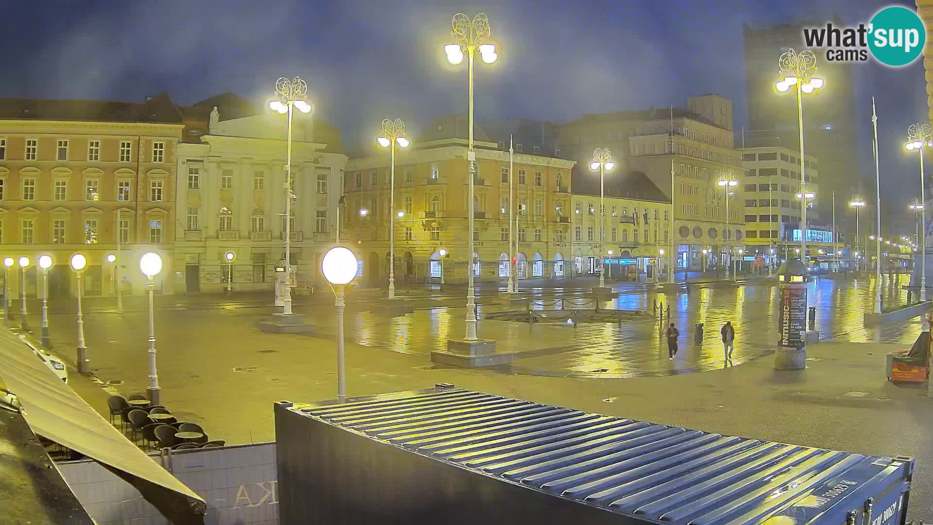 Zagreb web kamera trg Bana Jelačića