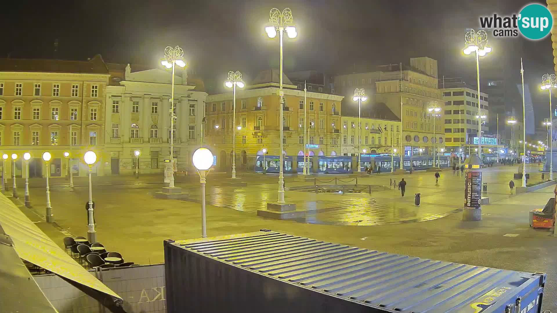 Zagreb Live Webcam Platz Bana Jelačić