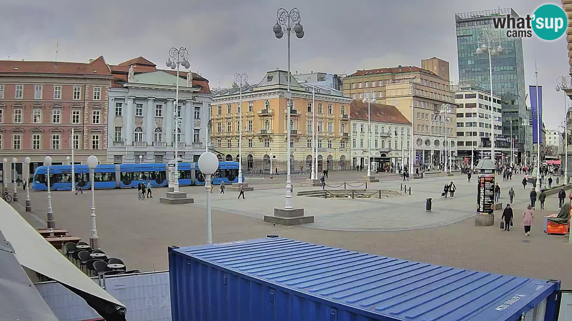 Zagabria Live Webcam piazza Bana Jelačić