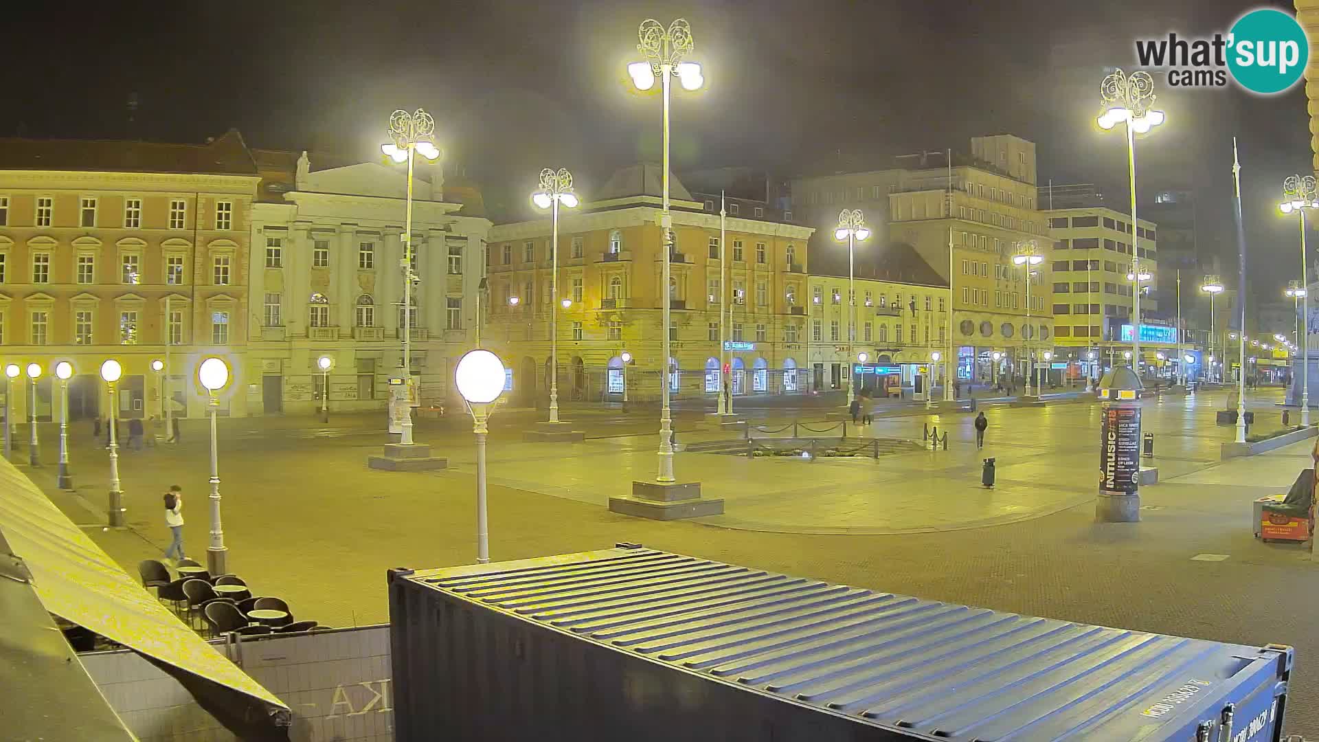 Zagreb camera en vivo plaza Bana Jelačić