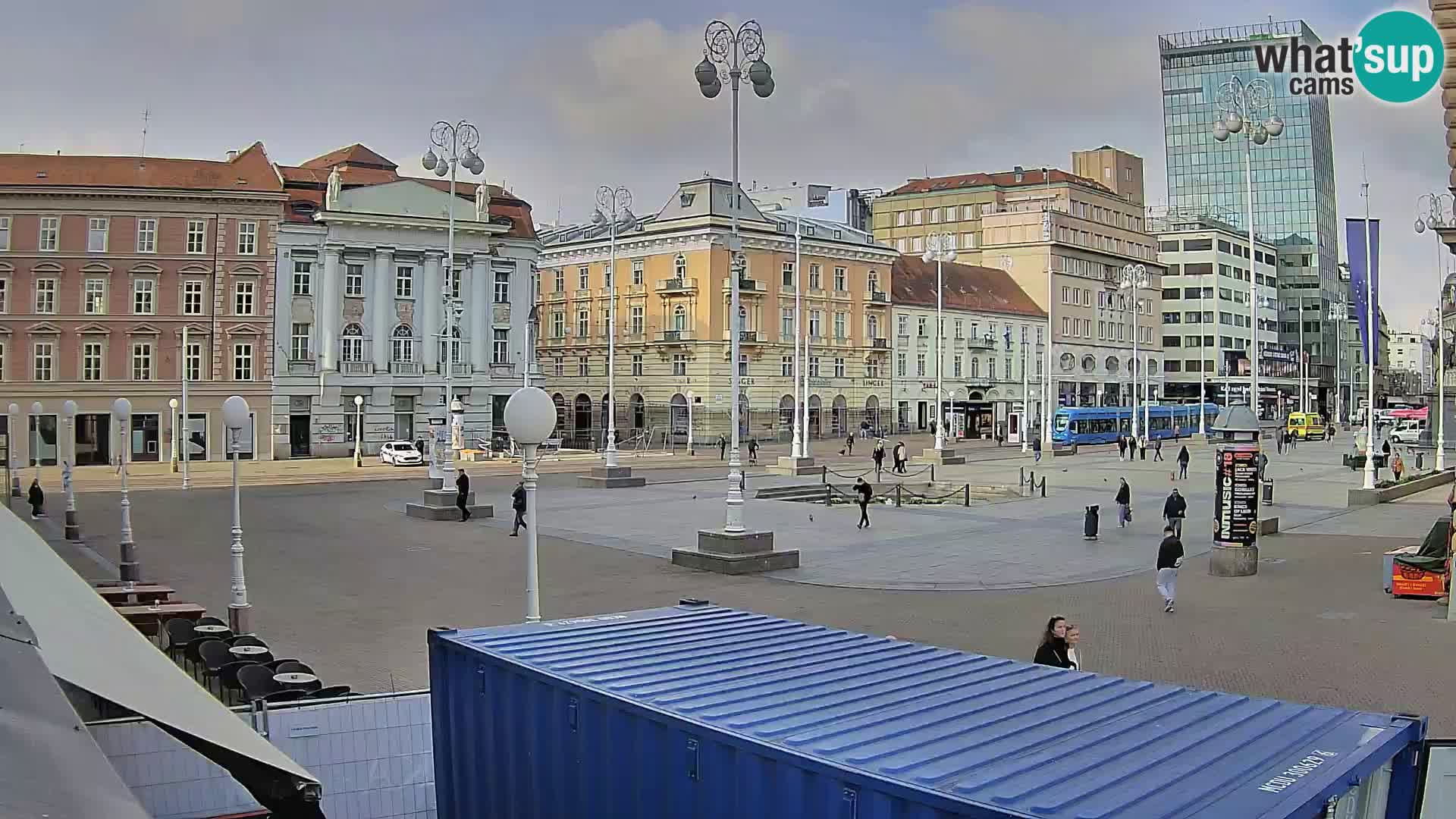 Zagreb Live Webcam Platz Bana Jelačić