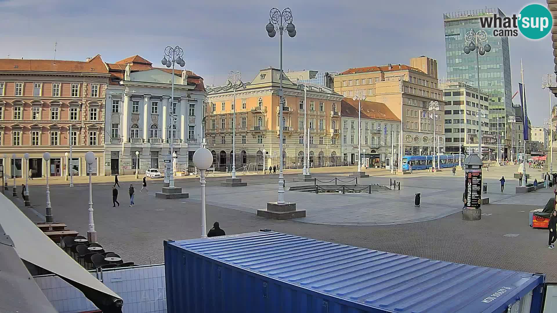 Zagabria Live Webcam piazza Bana Jelačić