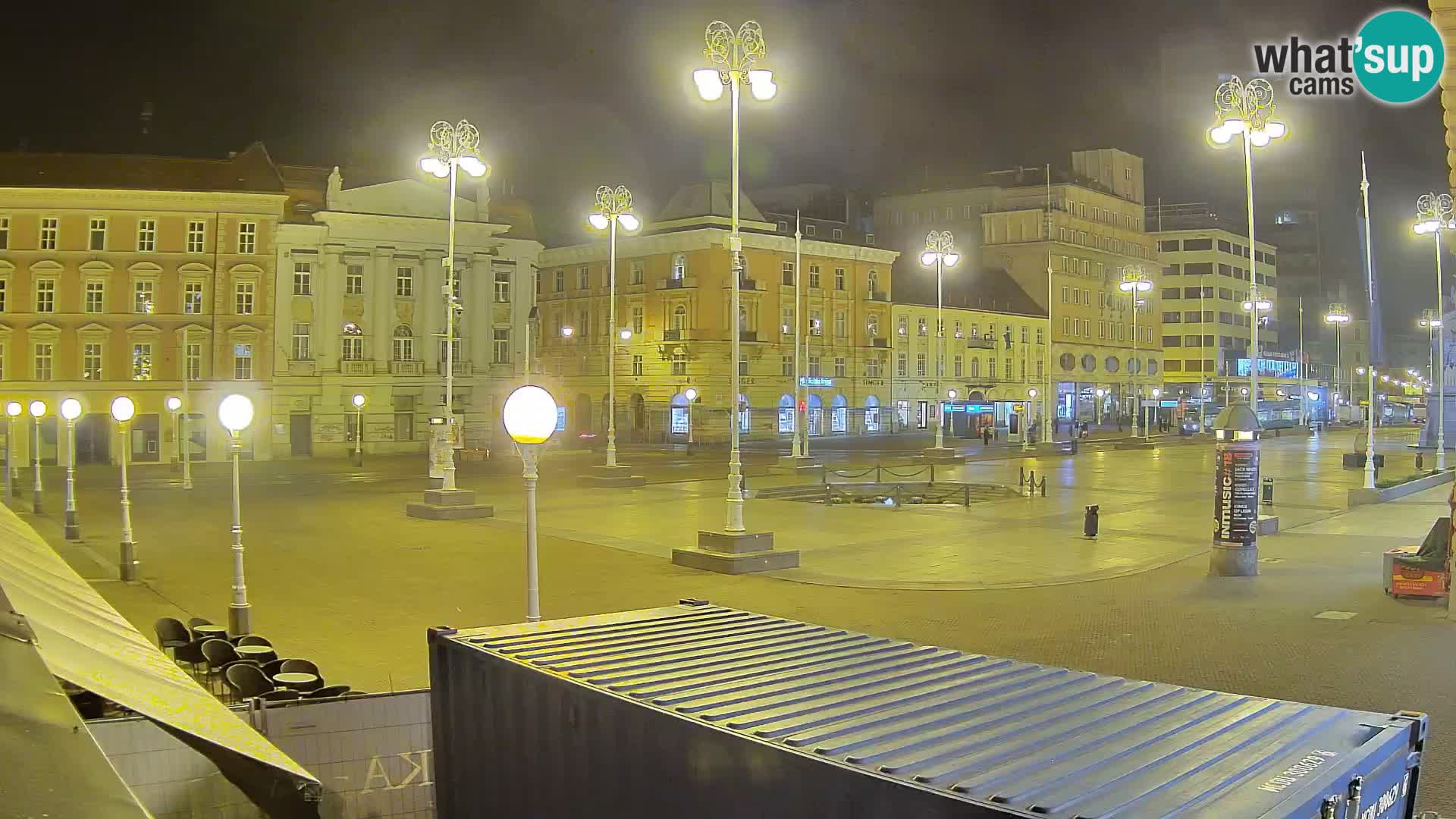 Zagreb Live Webcam Platz Bana Jelačić