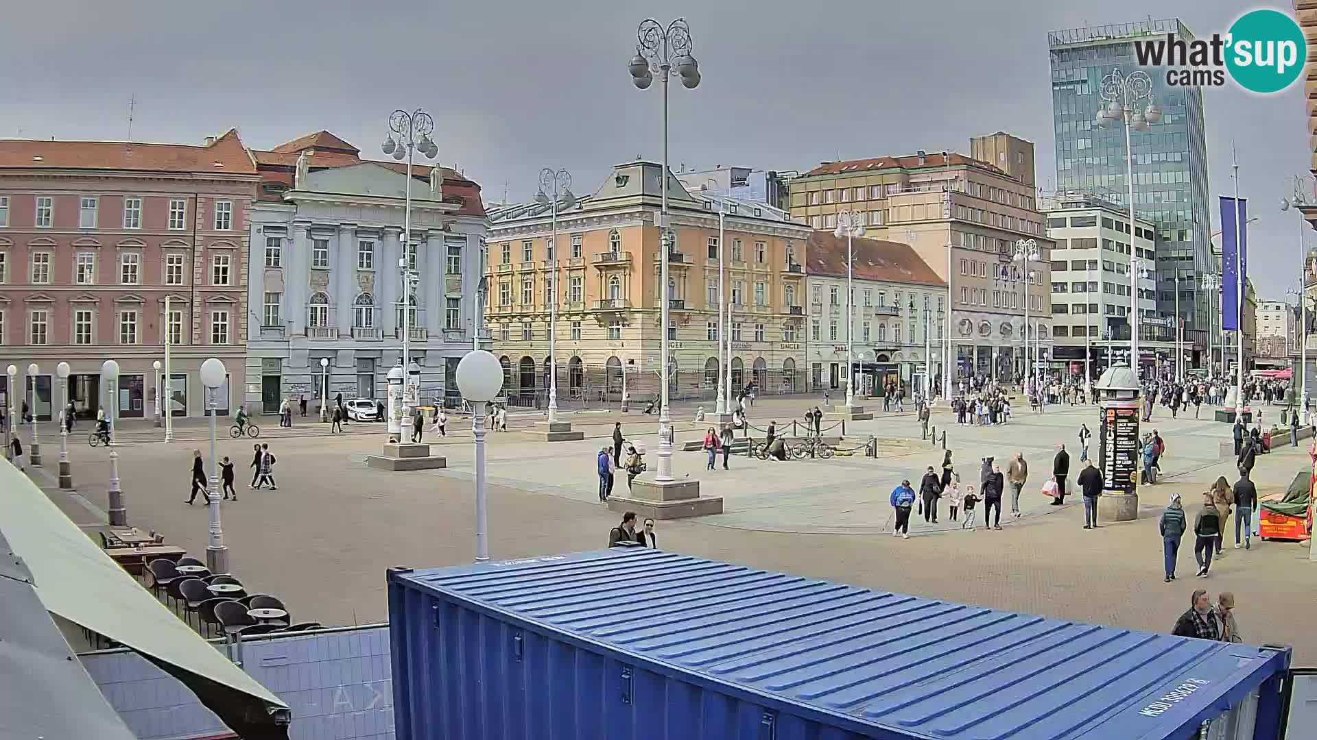 Zagabria Live Webcam piazza Bana Jelačić