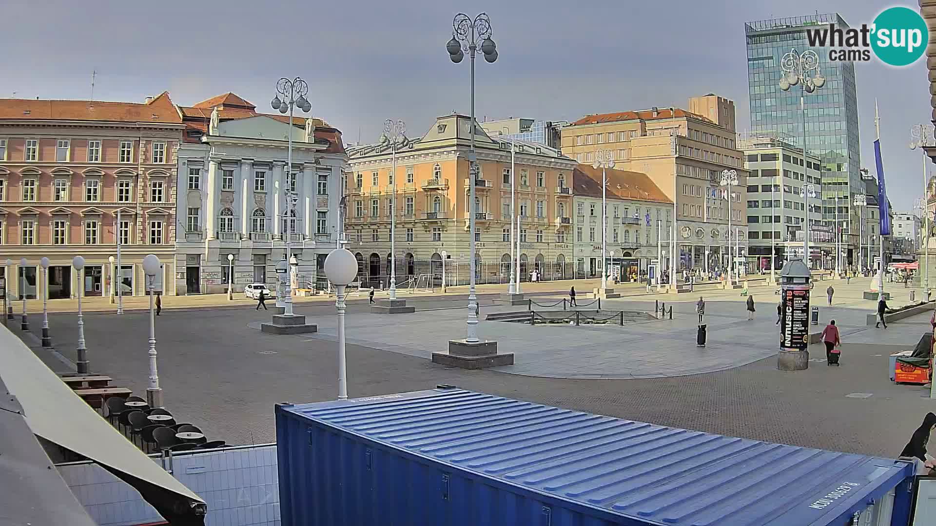 Zagreb Live Webcam Platz Bana Jelačić