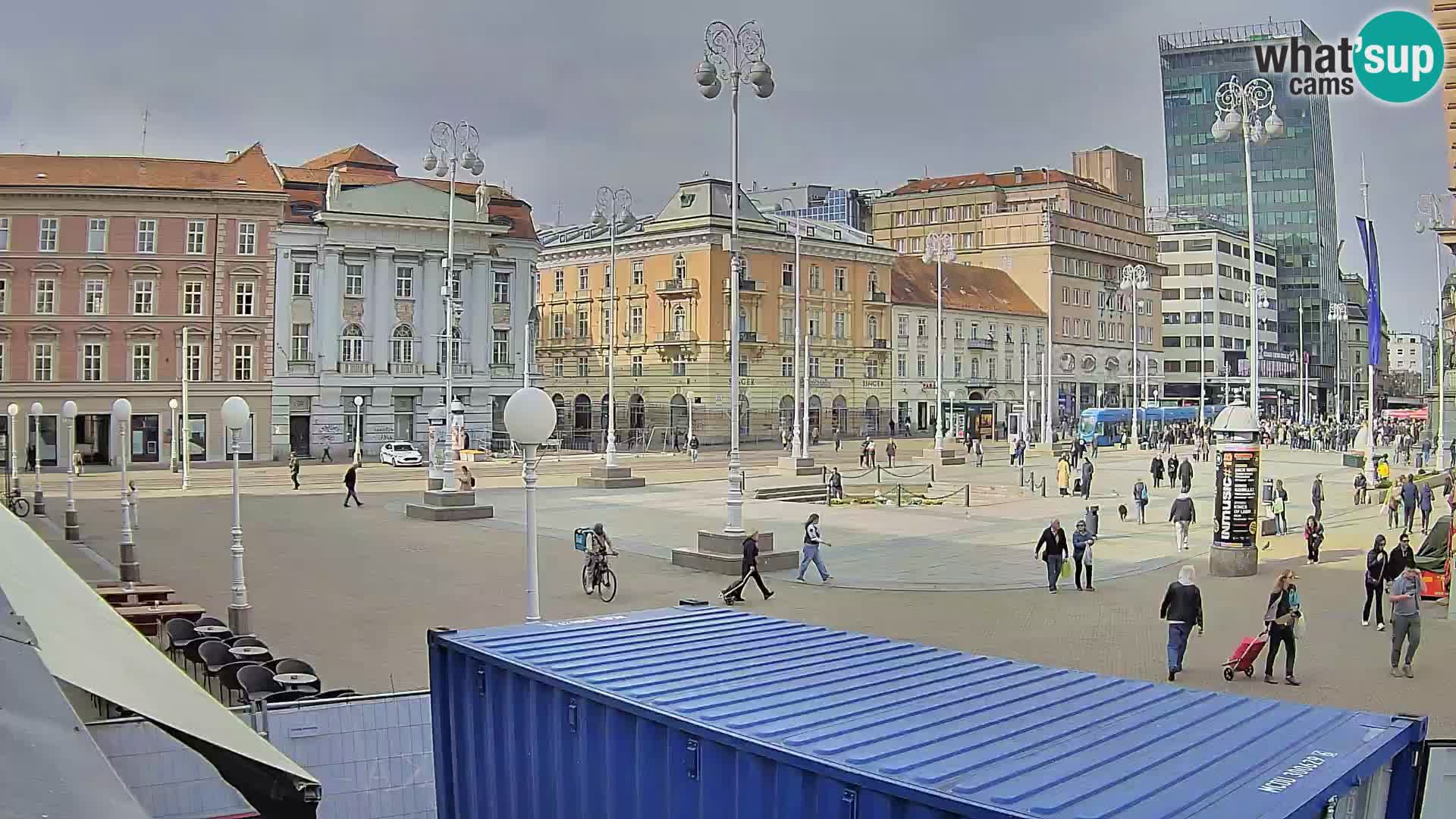 Zagabria Live Webcam piazza Bana Jelačić
