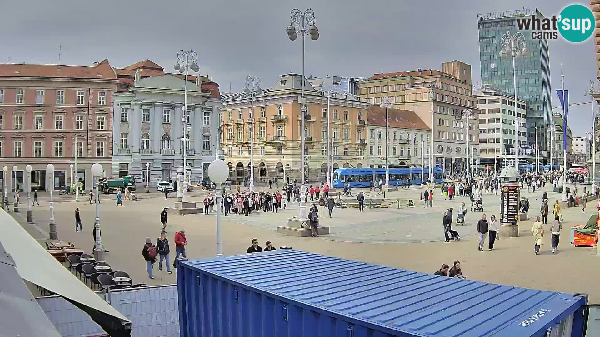 Zagabria Live Webcam piazza Bana Jelačić