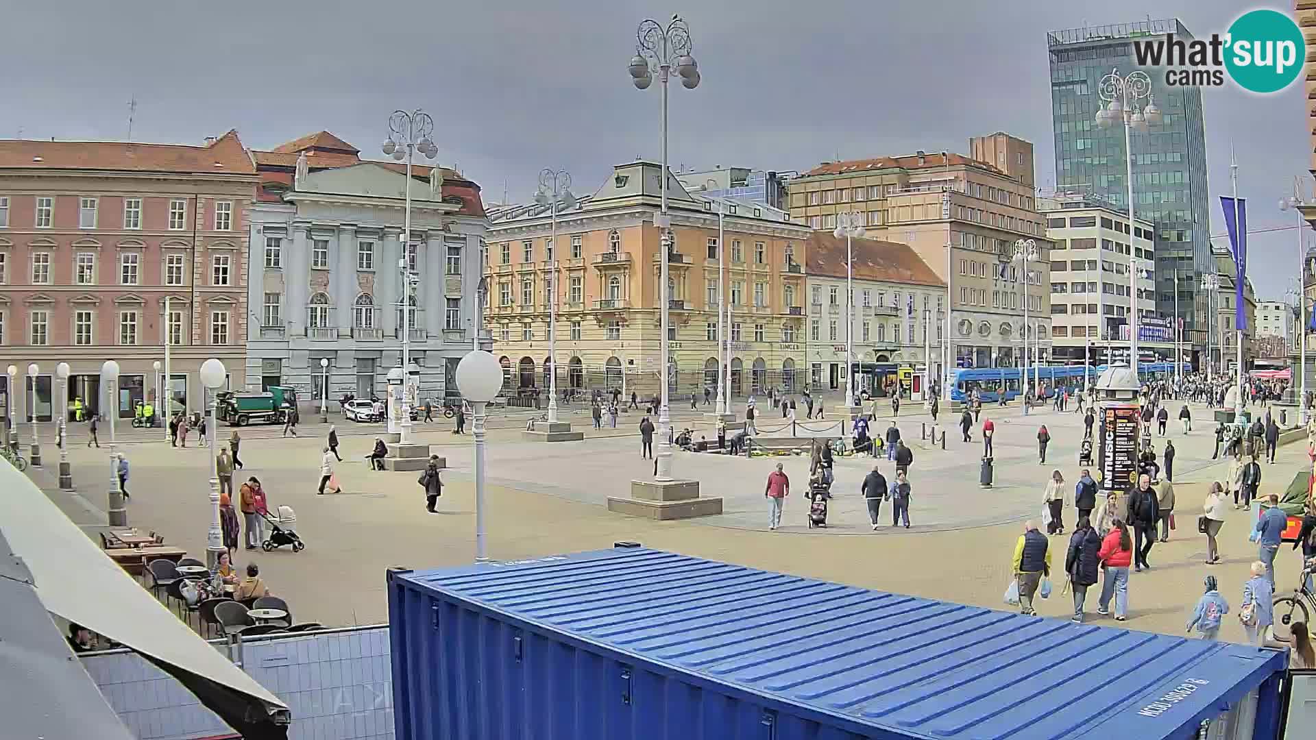 Zagreb camera en vivo plaza Bana Jelačić