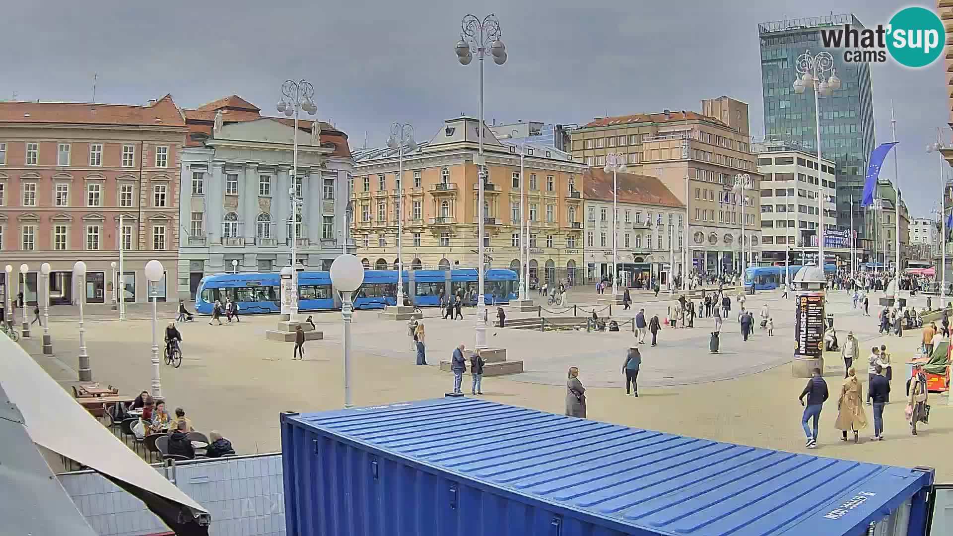 Zagreb camera en vivo plaza Bana Jelačić