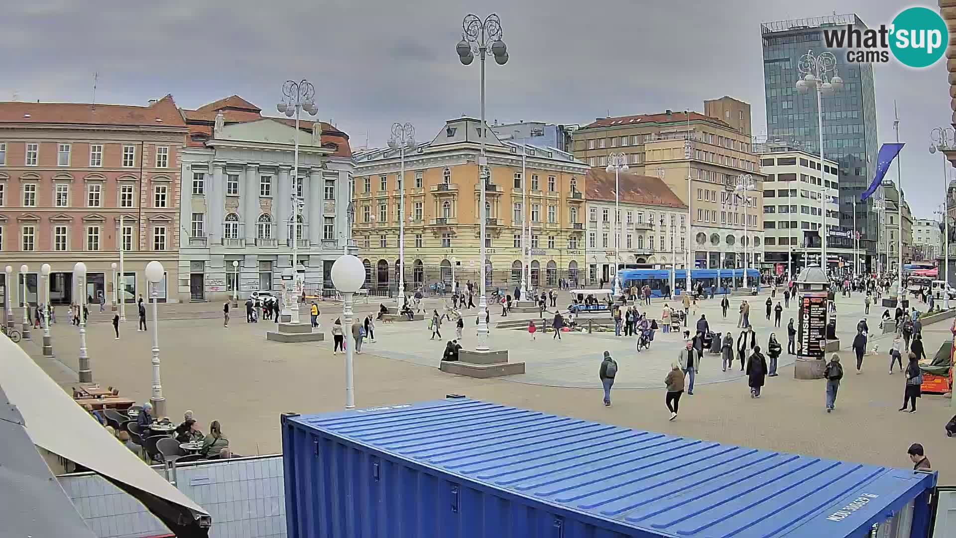 Zagreb camera en vivo plaza Bana Jelačić