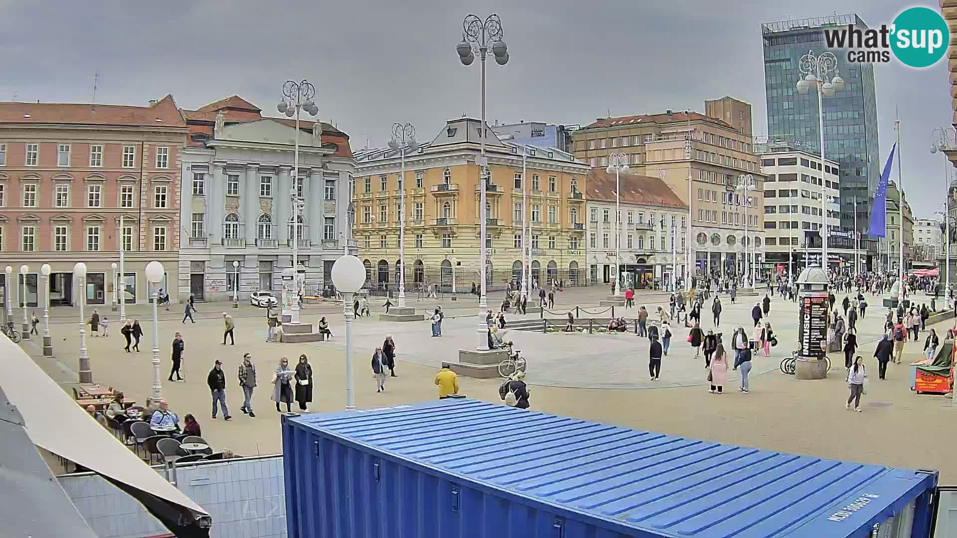 Zagreb Live Webcam Platz Bana Jelačić