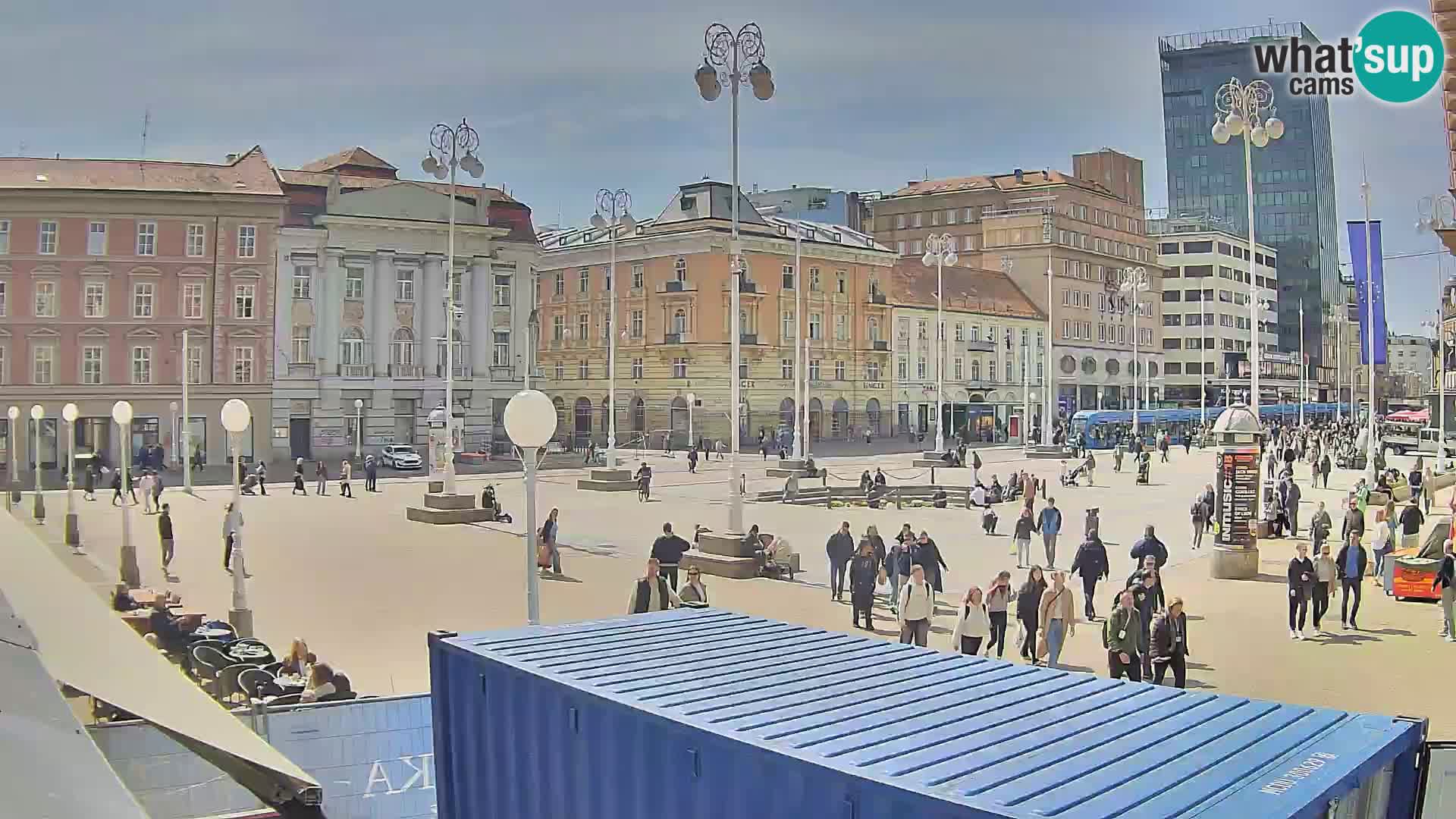 Zagabria Live Webcam piazza Bana Jelačić