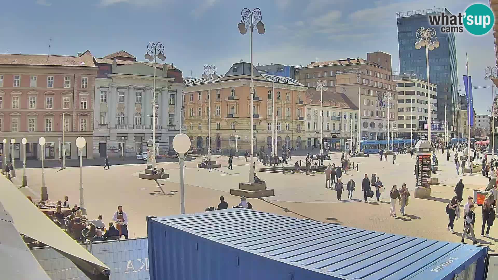 Zagabria Live Webcam piazza Bana Jelačić