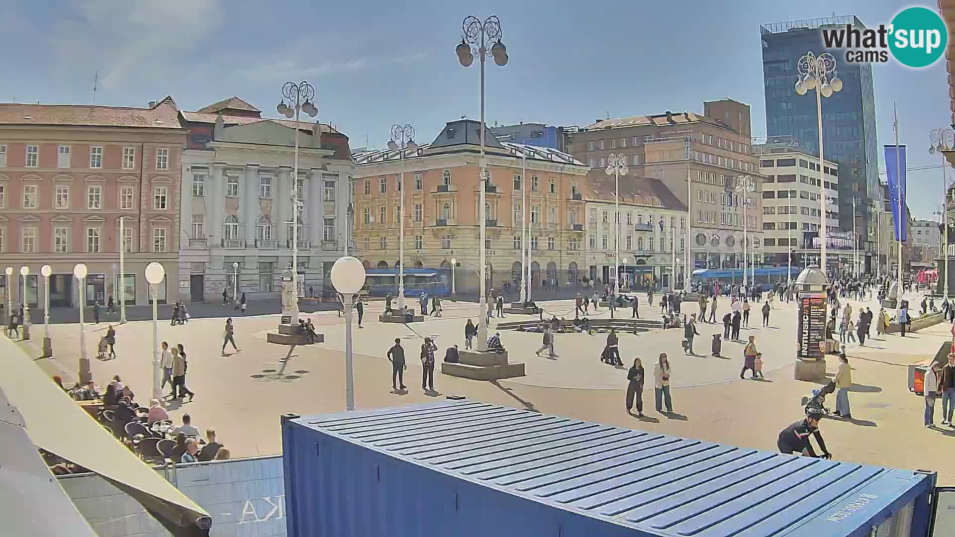 Zagabria Live Webcam piazza Bana Jelačić