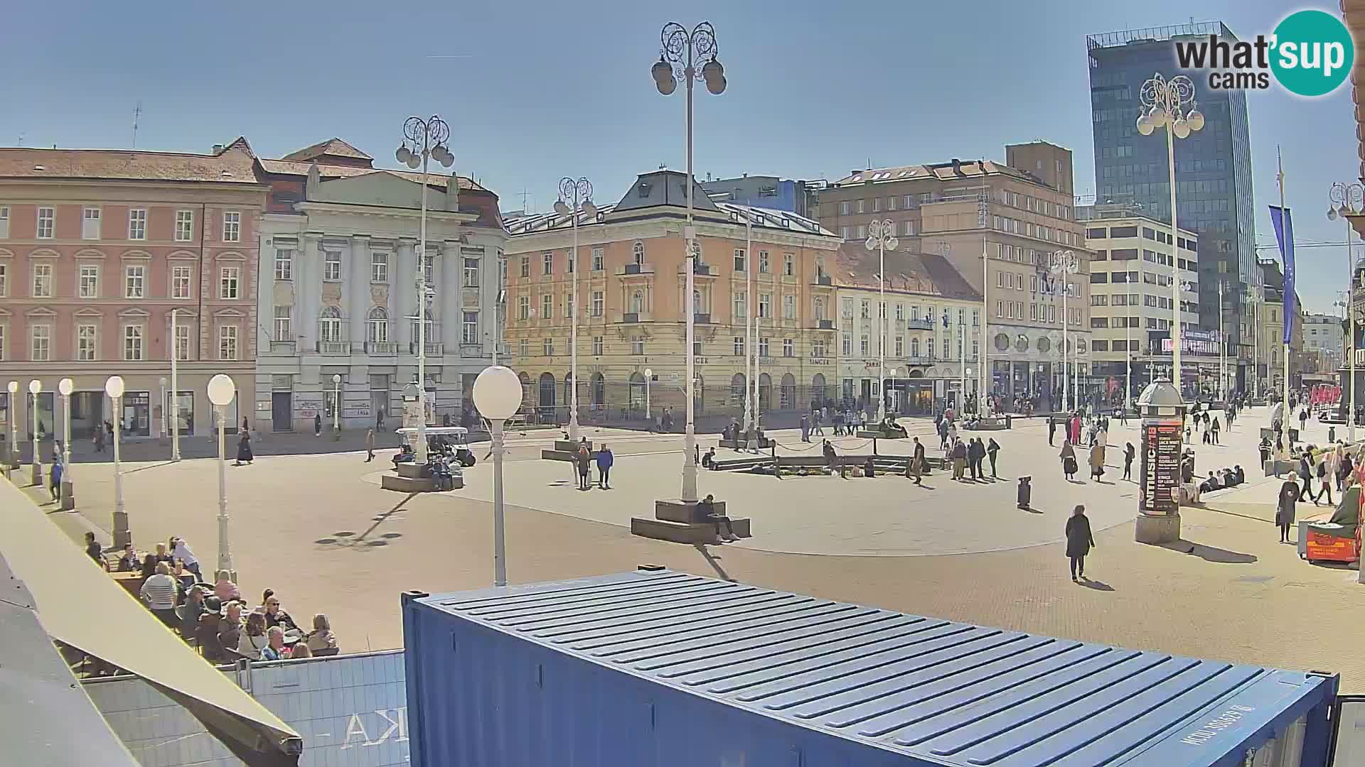 Zagabria Live Webcam piazza Bana Jelačić