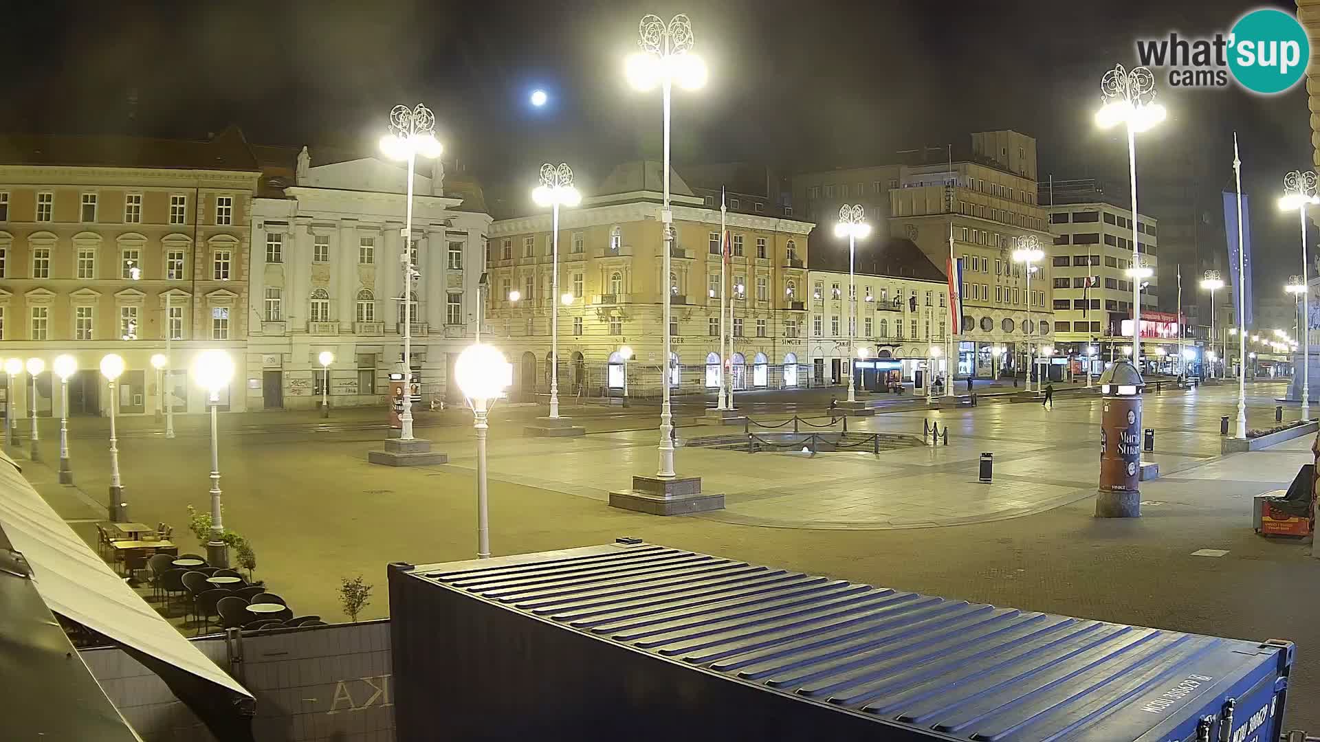 Zagreb Live Webcam Platz Bana Jelačić
