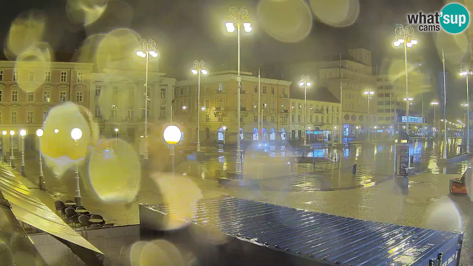 Zagreb web kamera trg Bana Jelačića