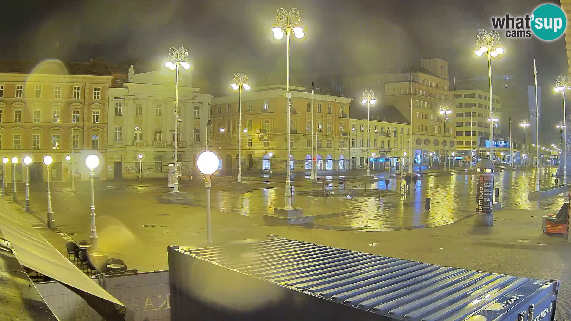 Zagreb web kamera trg Bana Jelačića
