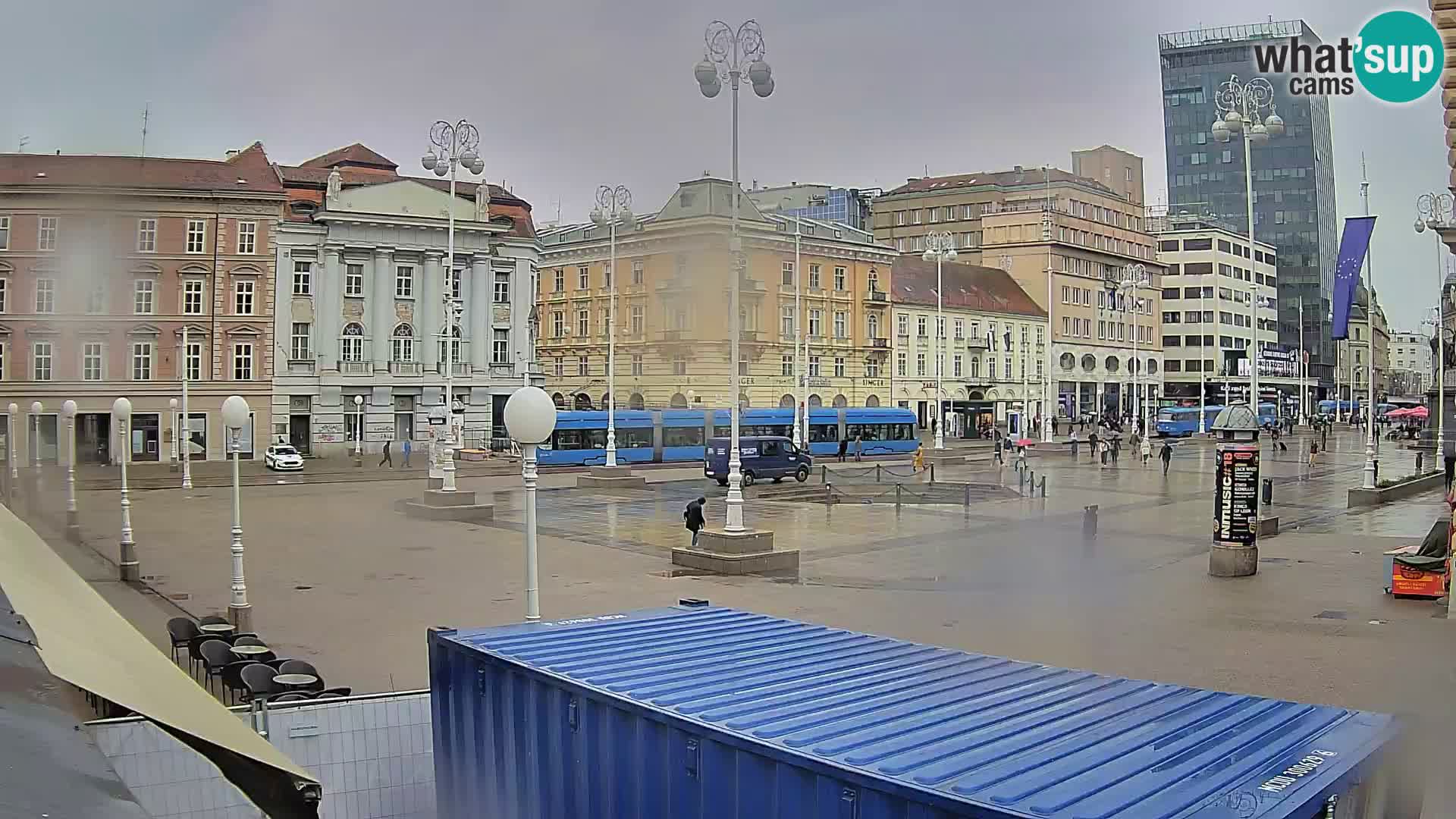 Zagreb camera en vivo plaza Bana Jelačić