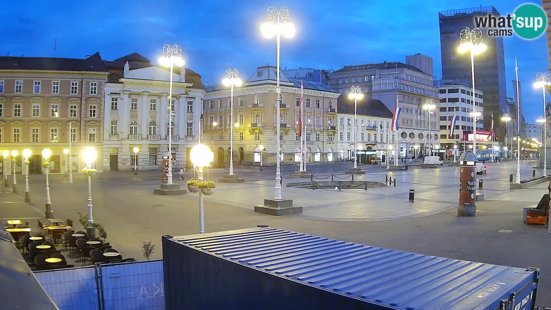 Zagabria Live Webcam piazza Bana Jelačić