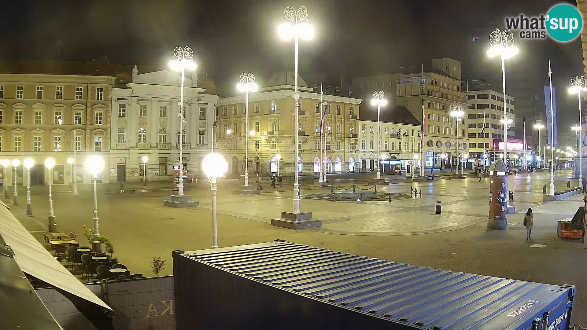 Zagreb web kamera trg Bana Jelačića
