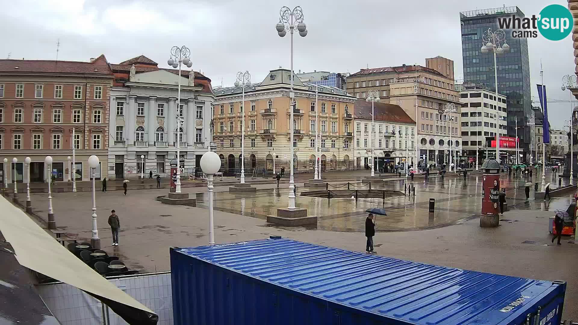 Zagreb Live Webcam Platz Bana Jelačić