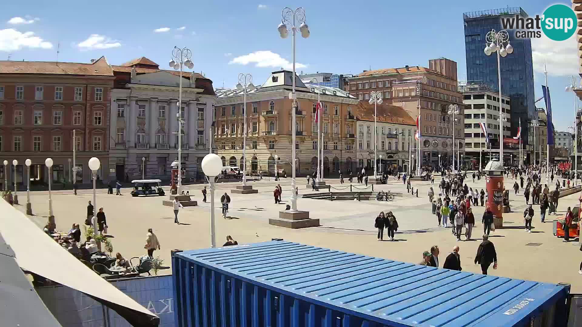 Zagabria Live Webcam piazza Bana Jelačić