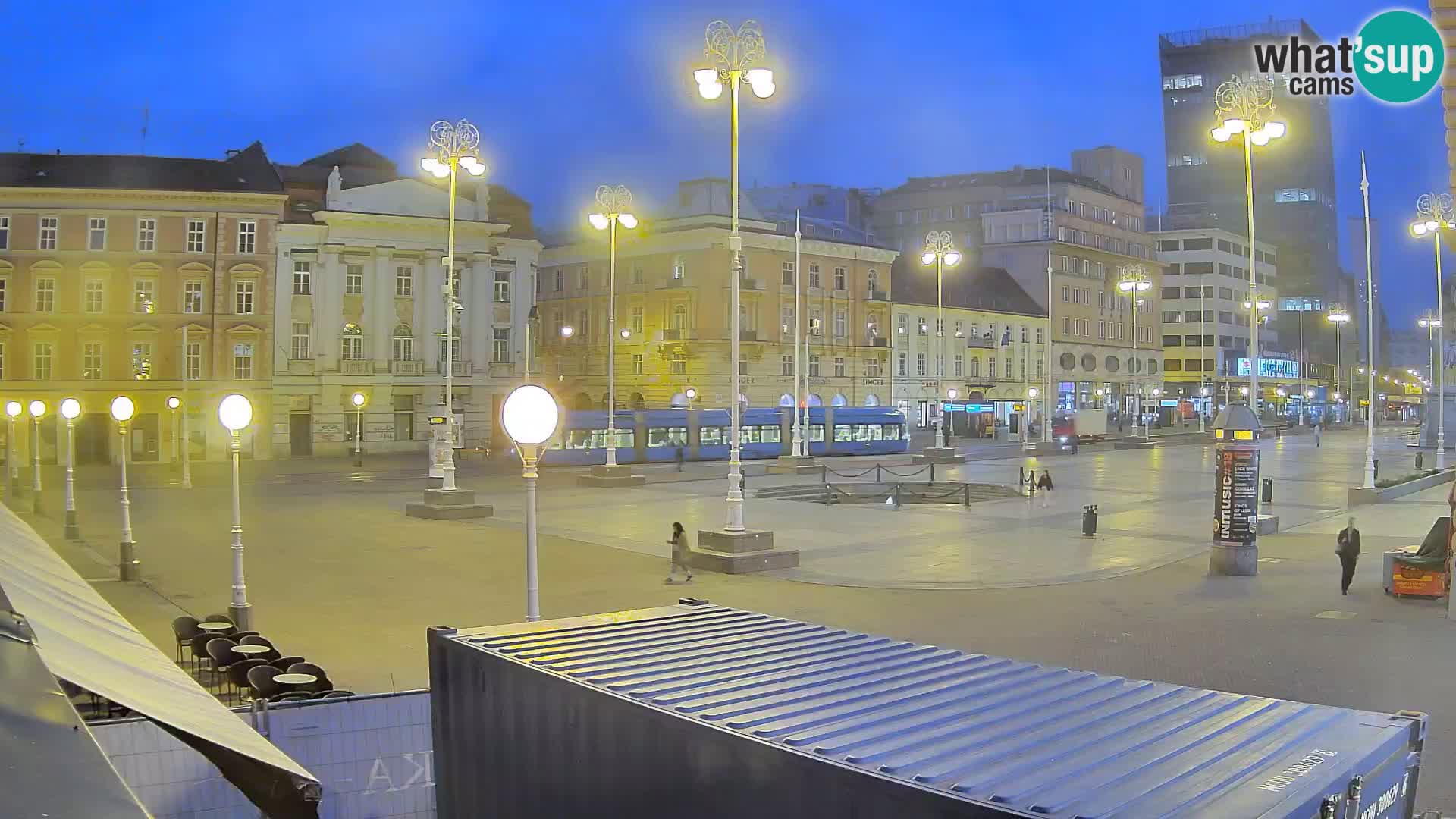 Zagreb Live Webcam Platz Bana Jelačić