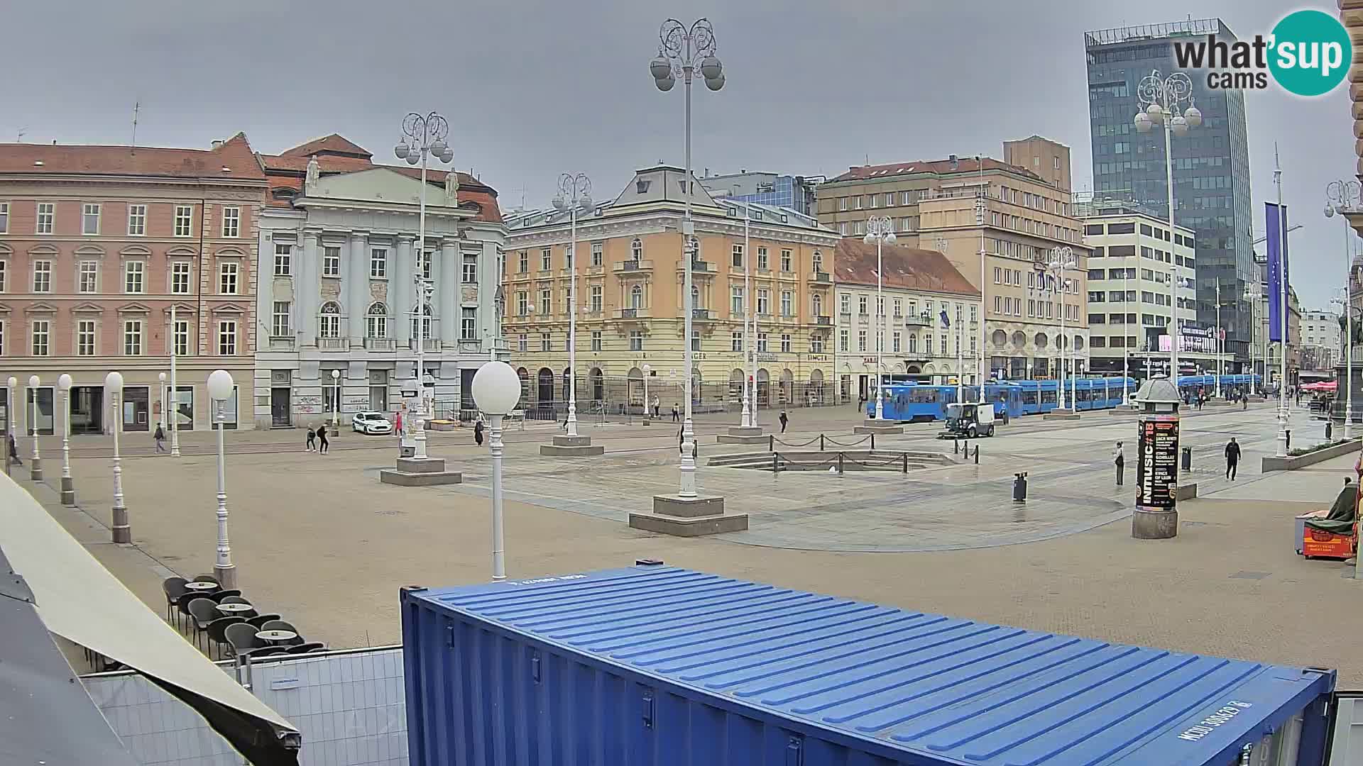 Zagreb camera en vivo plaza Bana Jelačić
