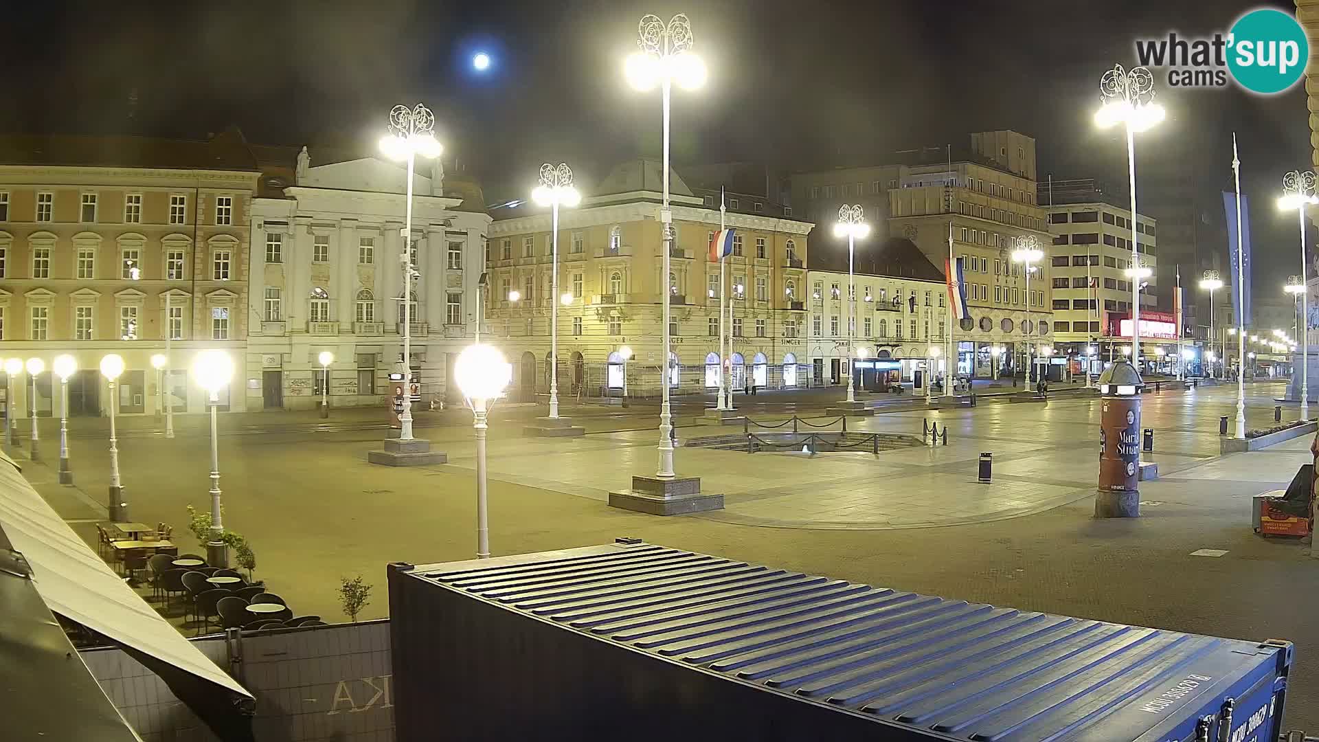 Zagreb Live Webcam Platz Bana Jelačić