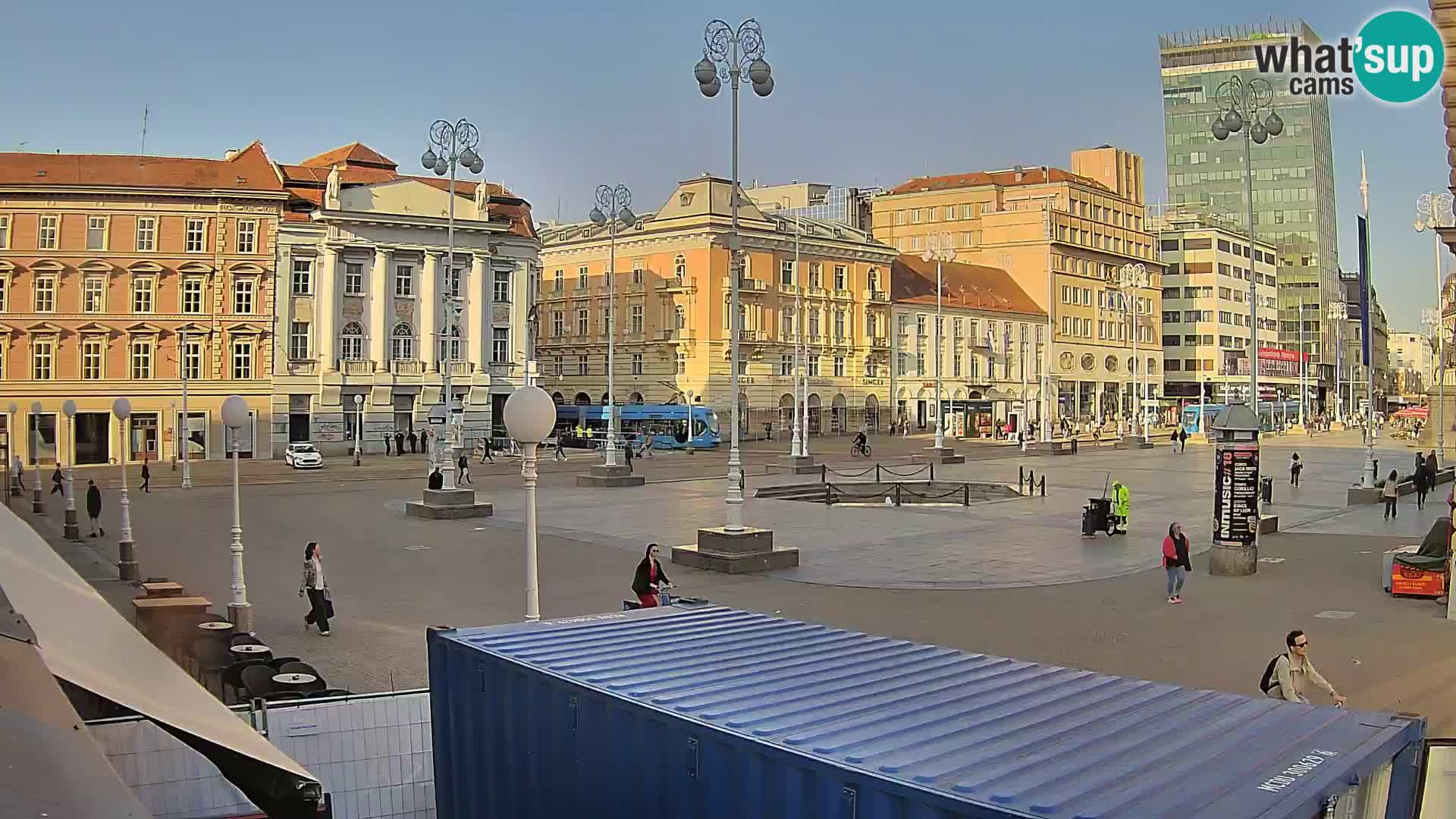 Zagreb camera en vivo plaza Bana Jelačić