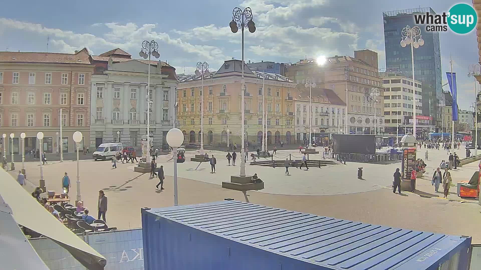 Zagabria Live Webcam piazza Bana Jelačić