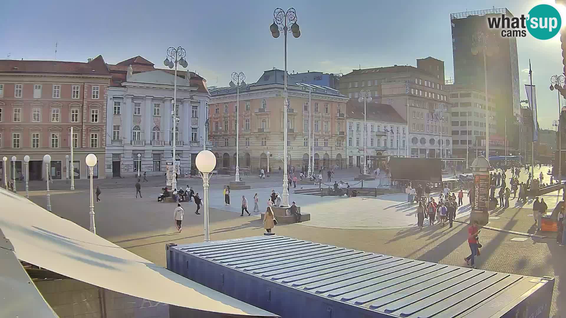 Zagabria Live Webcam piazza Bana Jelačić