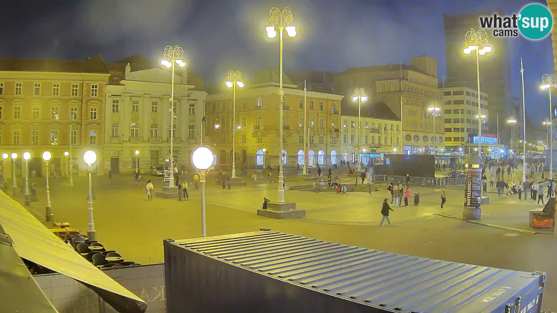 Zagreb Live Webcam Platz Bana Jelačić