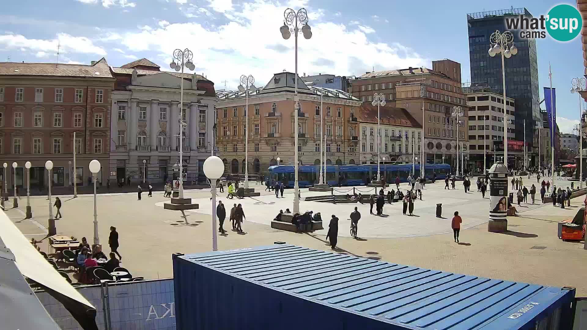 Zagabria Live Webcam piazza Bana Jelačić