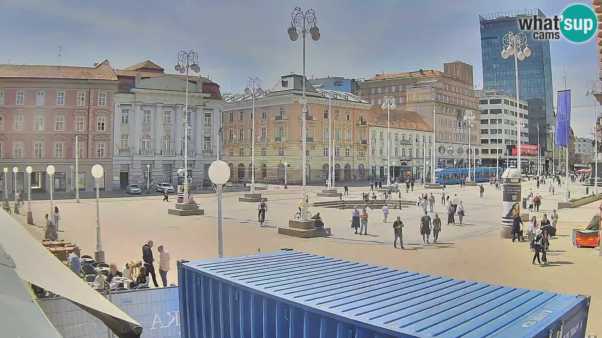 Zagreb Live Webcam Platz Bana Jelačić