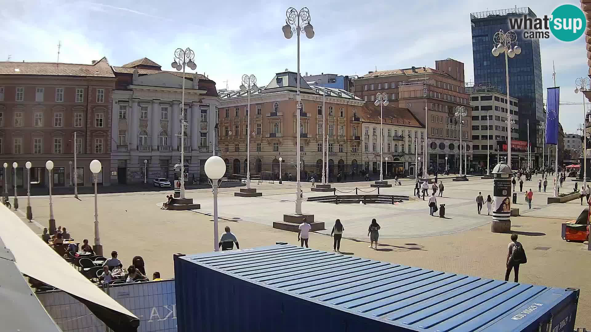 Zagreb Live Webcam Platz Bana Jelačić