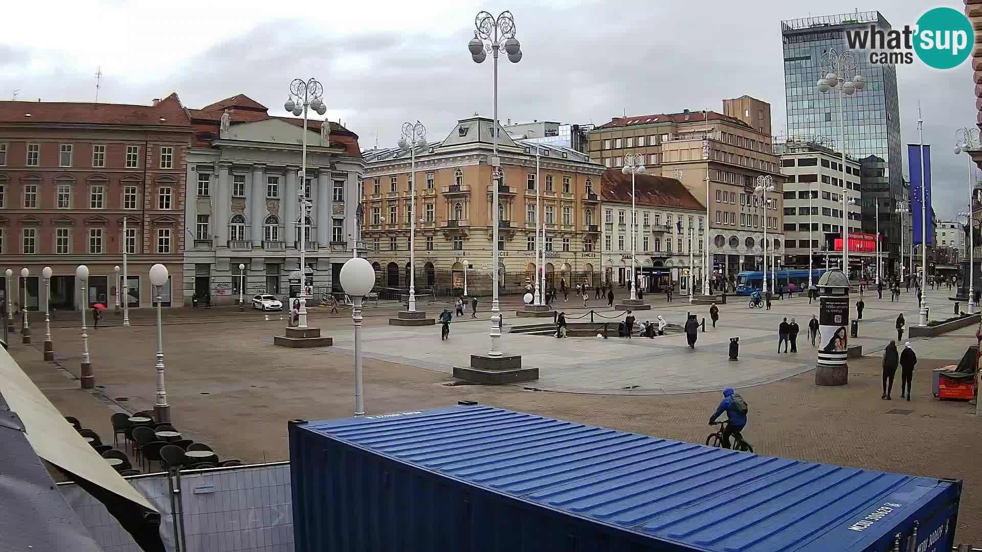Zagreb Live Webcam Platz Bana Jelačić