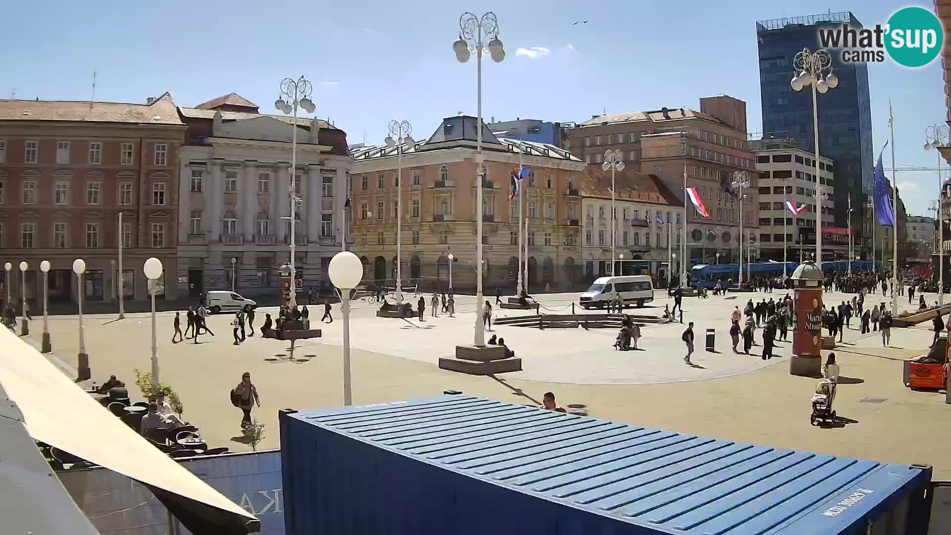 Zagabria Live Webcam piazza Bana Jelačić