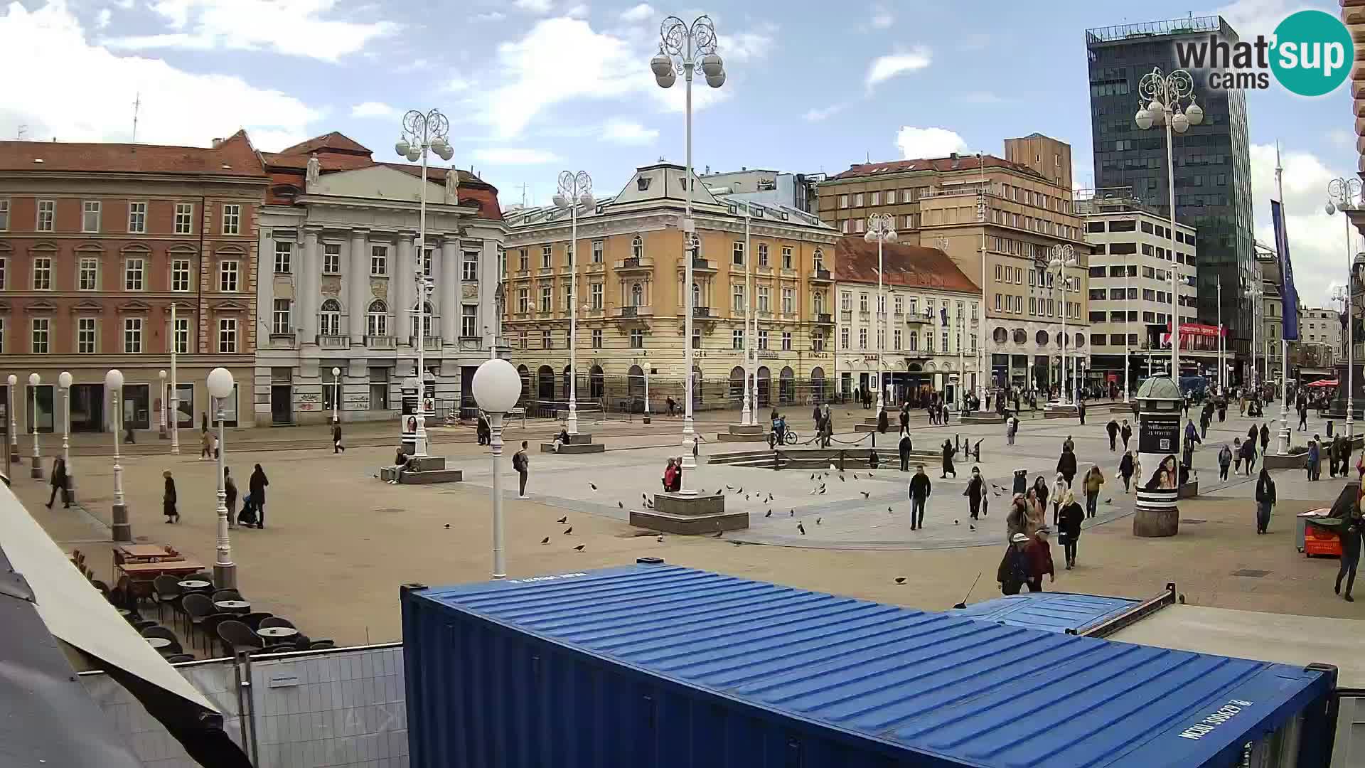 Zagreb Live Webcam Platz Bana Jelačić
