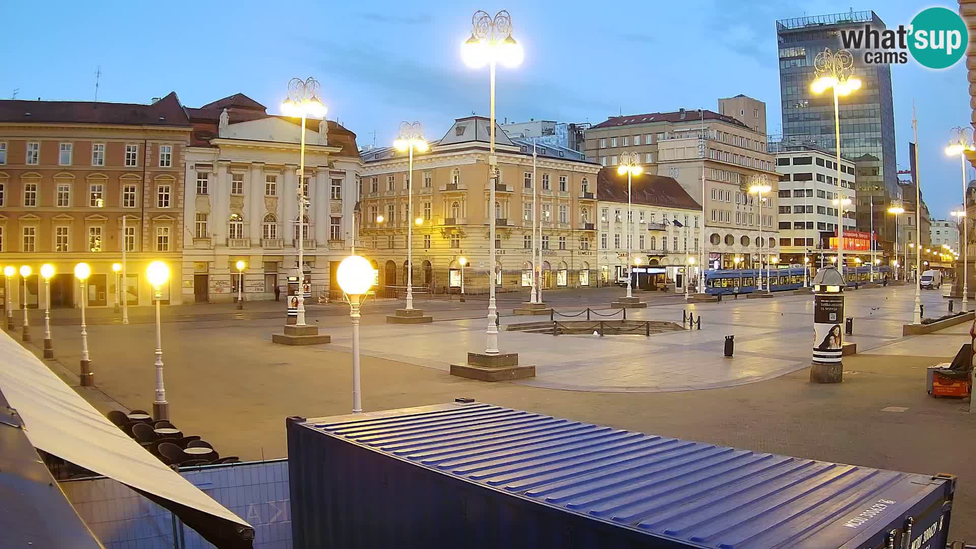 Zagreb Live Webcam Platz Bana Jelačić