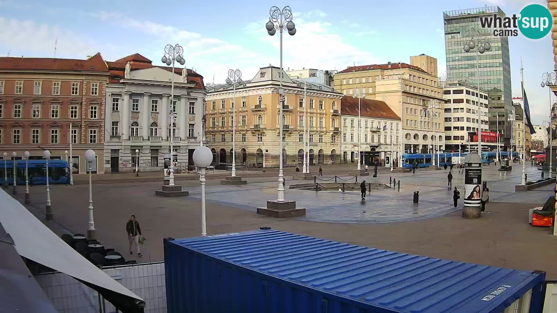 Zagreb Live Webcam Platz Bana Jelačić