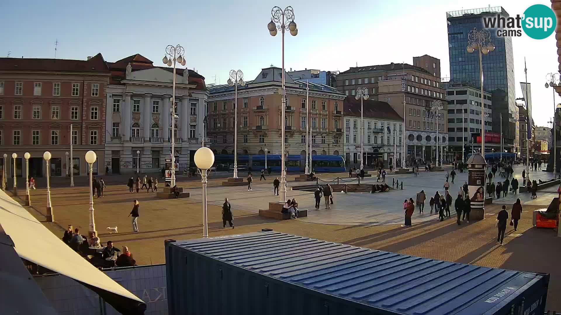 Zagreb camera en vivo plaza Bana Jelačić