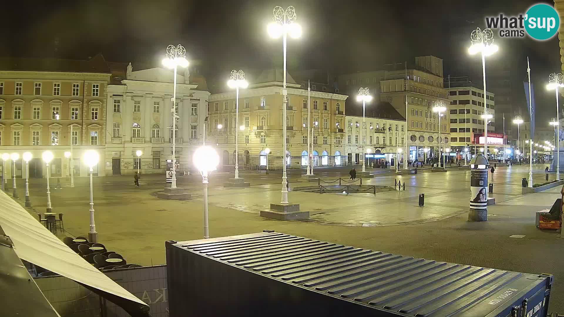 Zagreb camera en vivo plaza Bana Jelačić