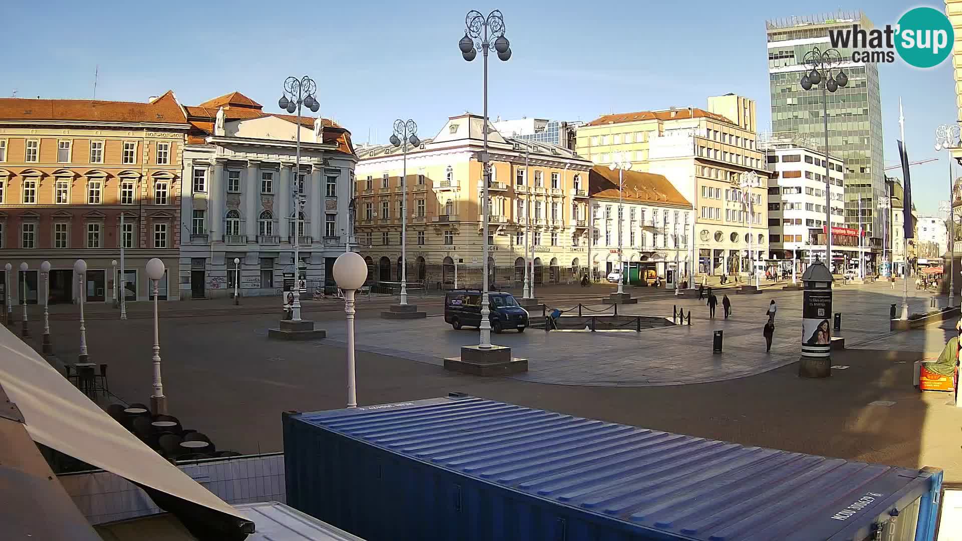 Zagreb Live Webcam Platz Bana Jelačić