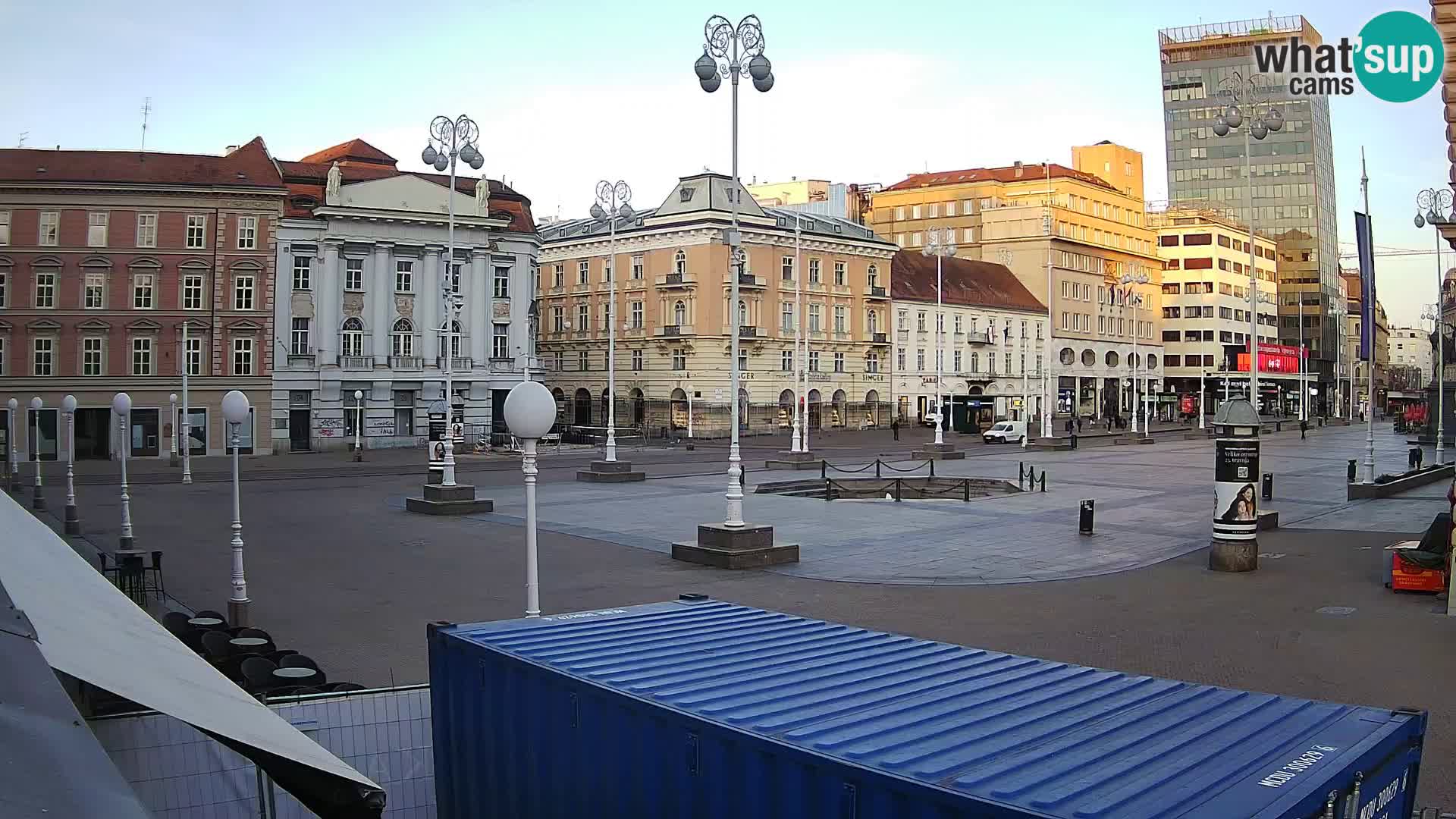 Zagabria Live Webcam piazza Bana Jelačić