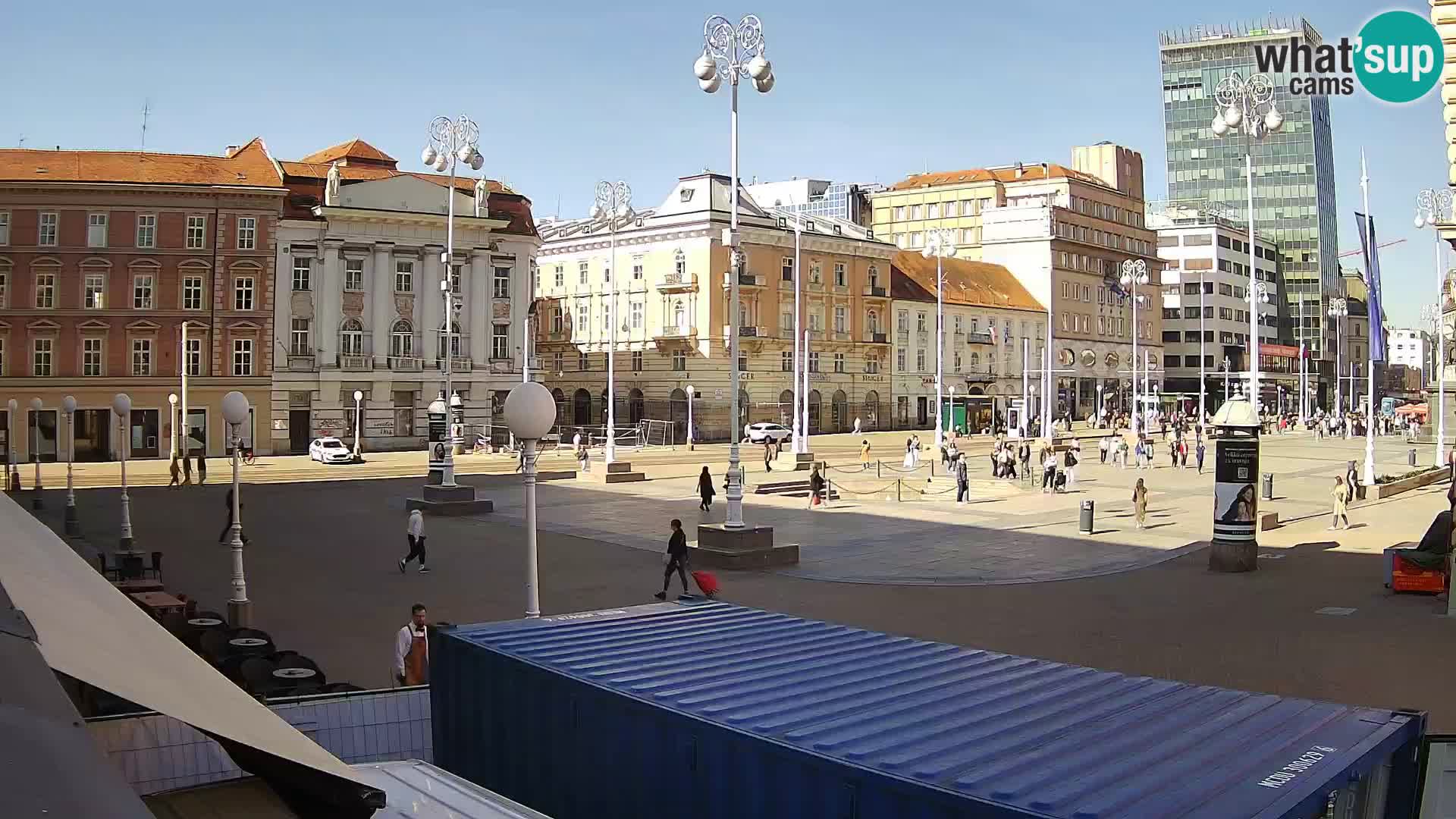 Zagabria Live Webcam piazza Bana Jelačić