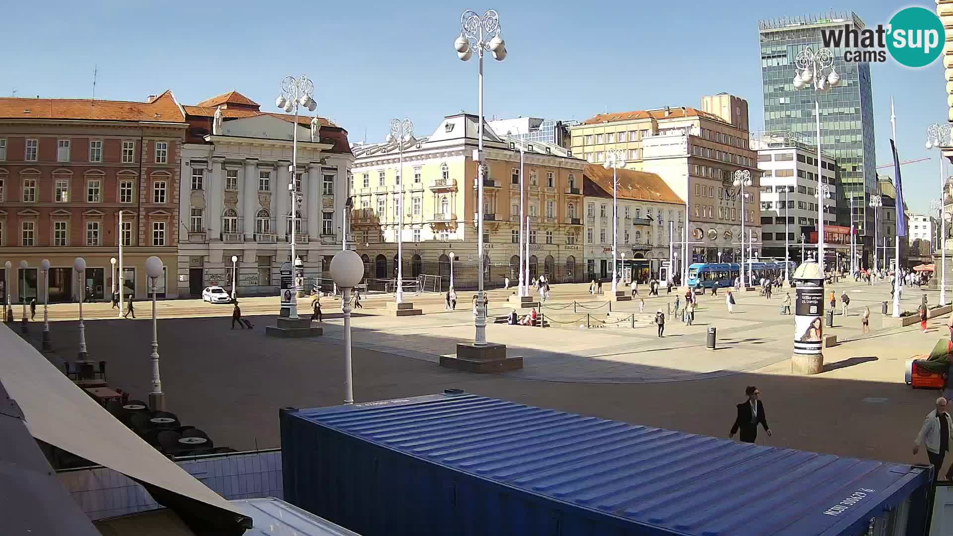 Zagreb camera en vivo plaza Bana Jelačić
