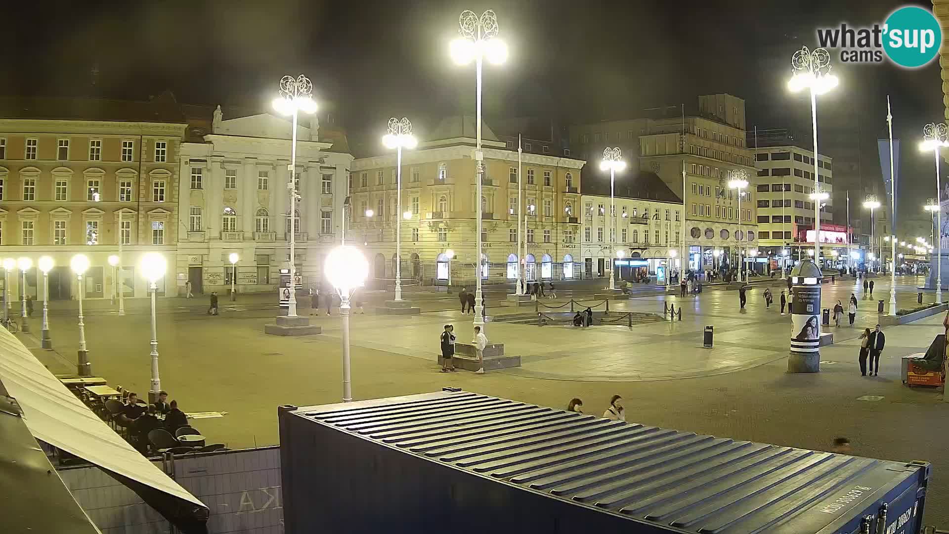 Zagreb camera en vivo plaza Bana Jelačić